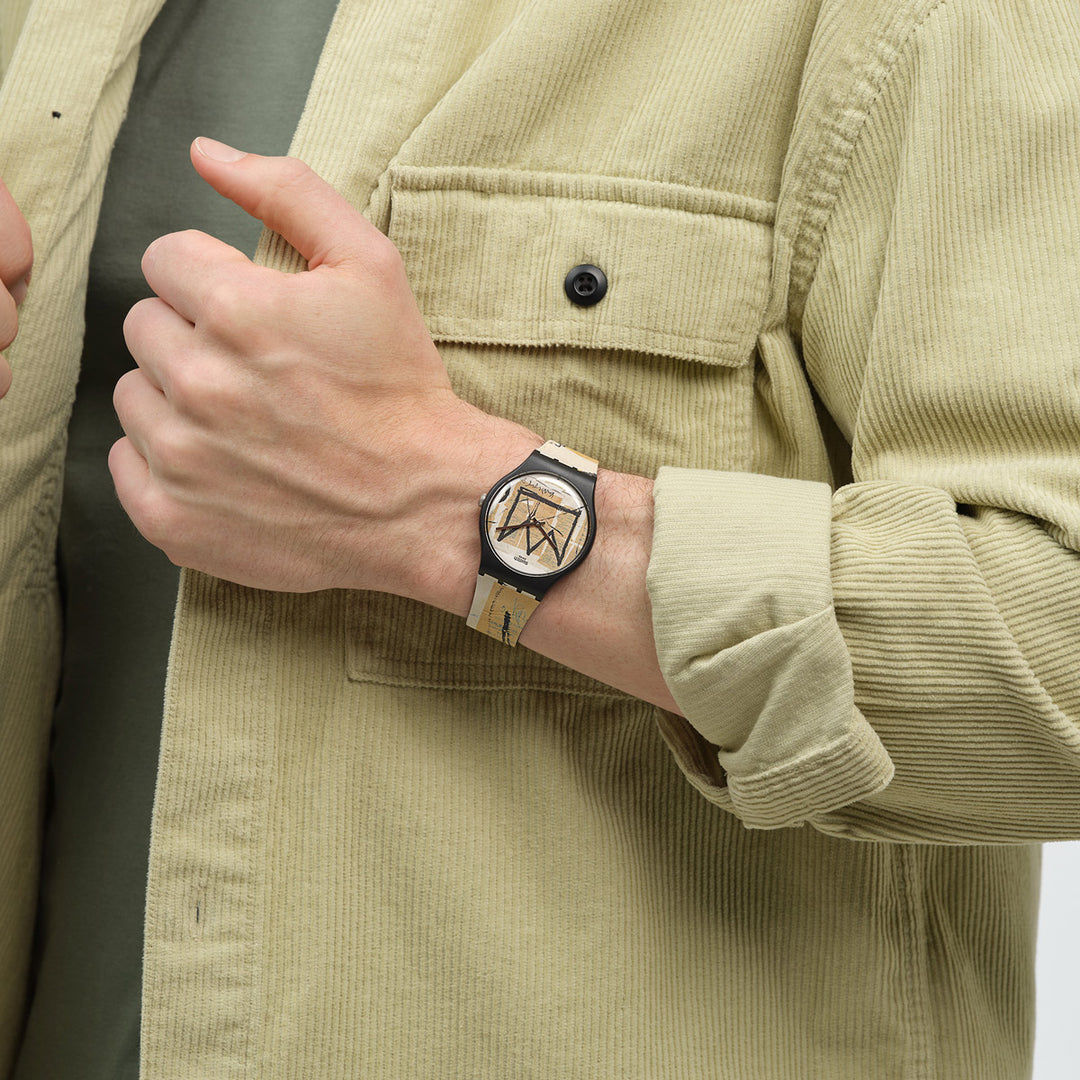Swatch Untitled by Jean-Michel Basquiat - SUOZ355