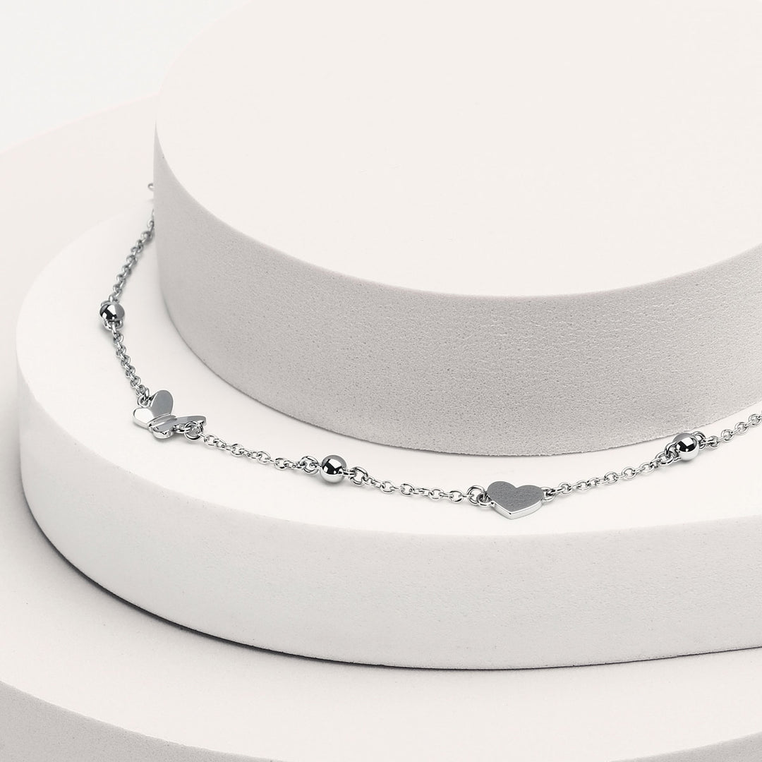 Morellato Passioni Butterfly Heart Armband - SAUN37