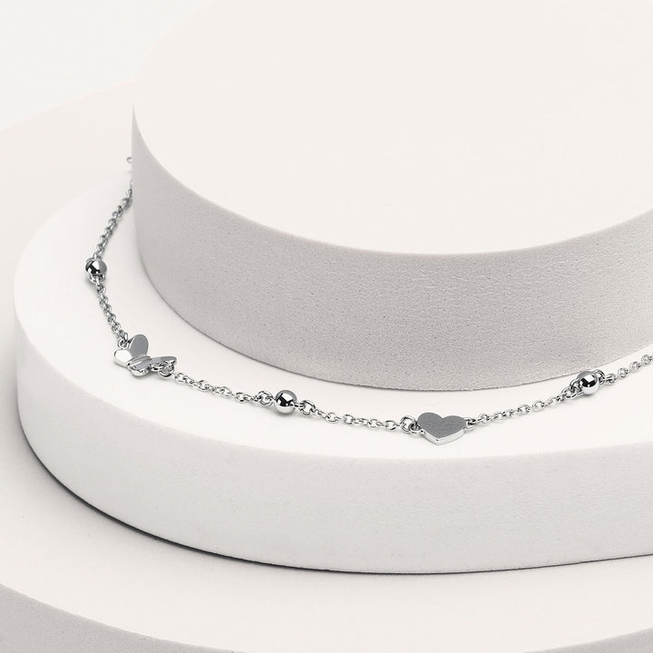 Morellato Passioni Butterfly Heart Armband - SAUN37