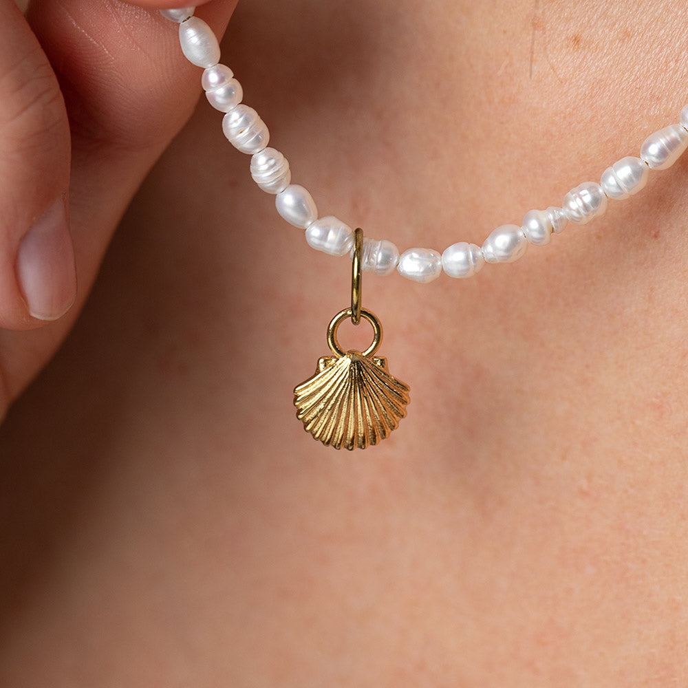 Paul Hewitt Scallop Shell Charm Gold - PH-JE-0435