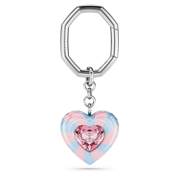 Swarovski Portachiavi Dulcis Taglio Heart Cuore Multicolore Placcato rodio - 5713882