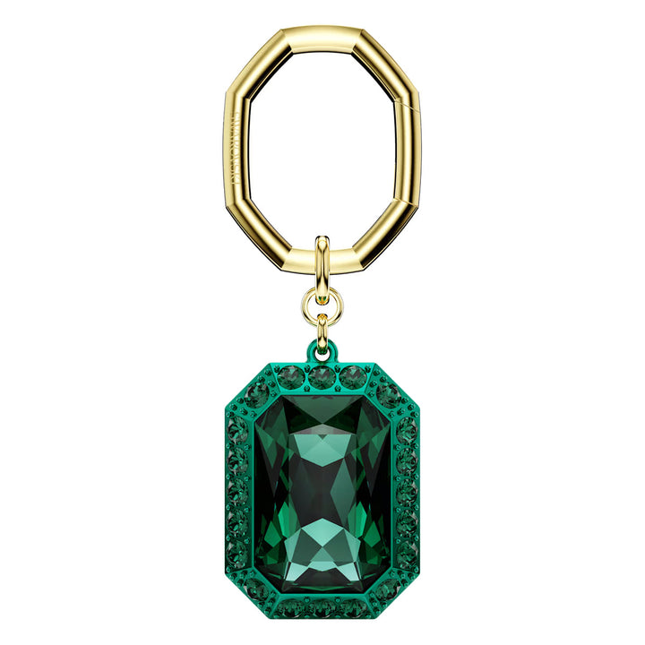 Swarovski Schlüsselanhänger Oktagon-Schliff Grün Metallmix - 5666643