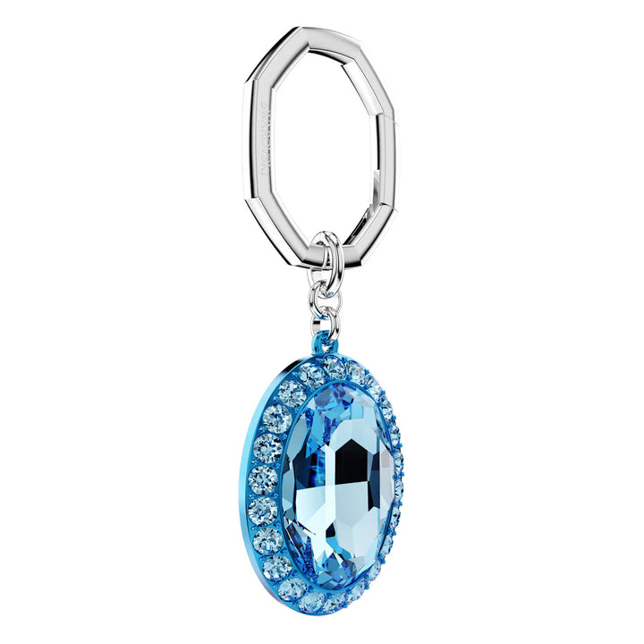 Swarovski Schlüsselanhänger Oval-Schliff Blau Metallmix - 5666644