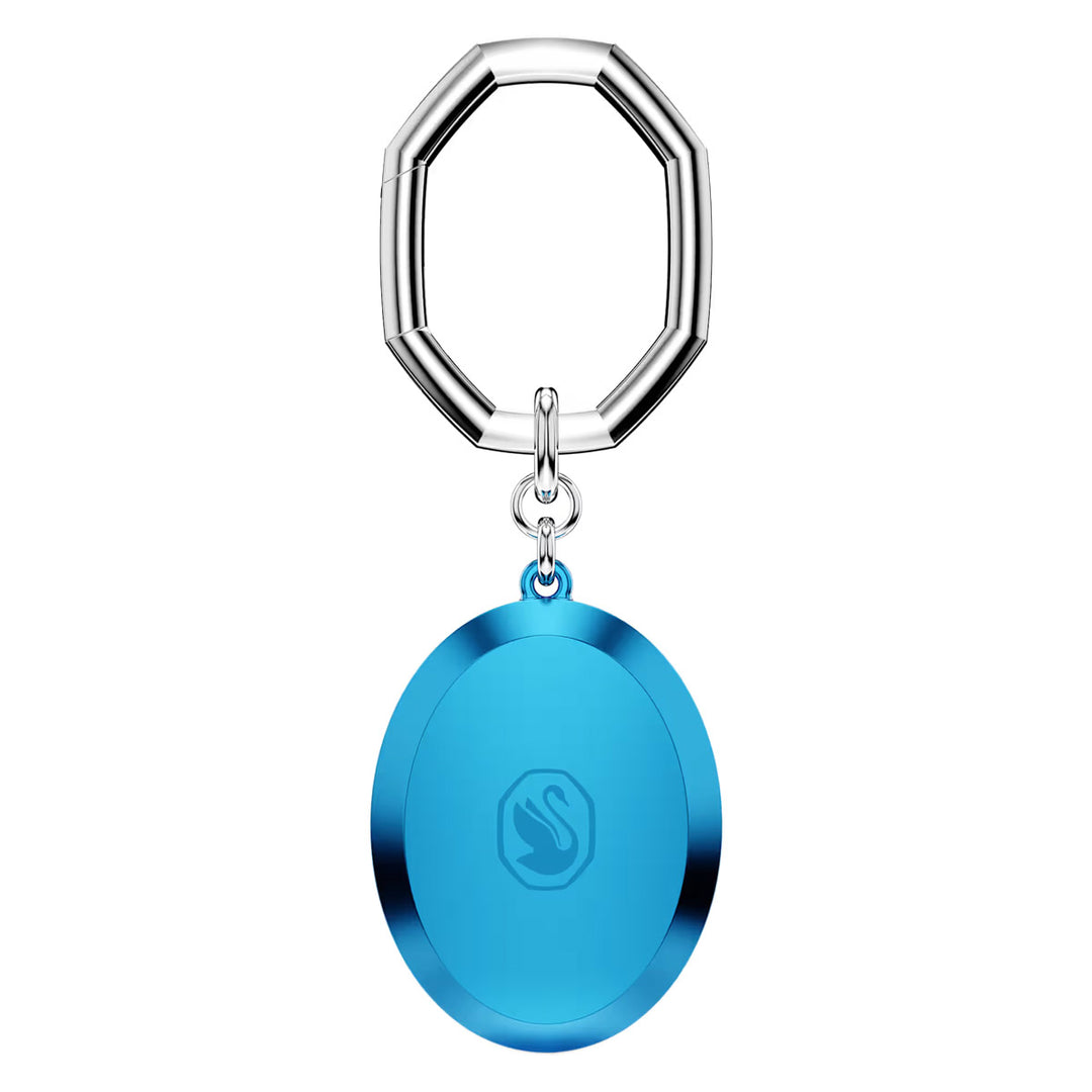 Swarovski Schlüsselanhänger Oval-Schliff Blau Metallmix - 5666644
