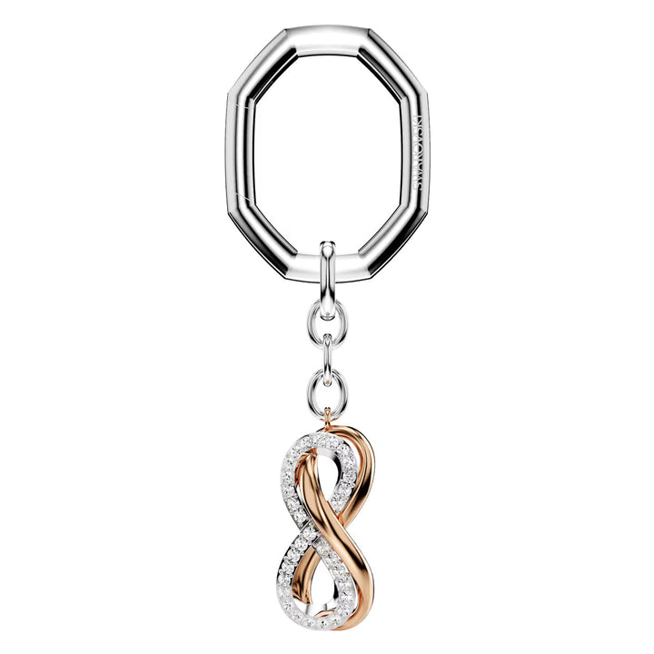 Swarovski Key Ring Infinity White Mixed metal finish - 5687996
