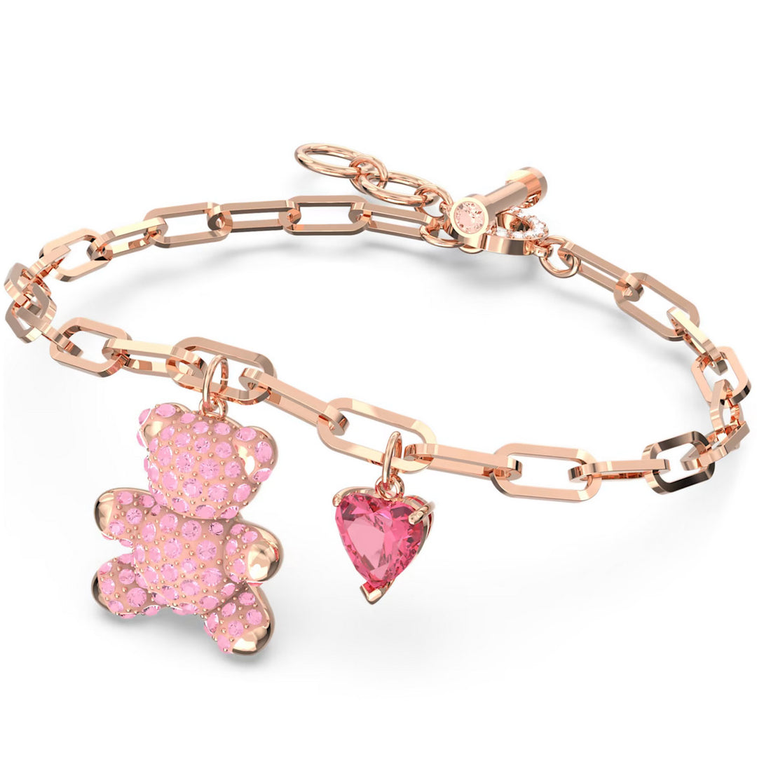 Swarovski Teddy Armband Bär Rosa Roségold Legierungsschicht - 5642978