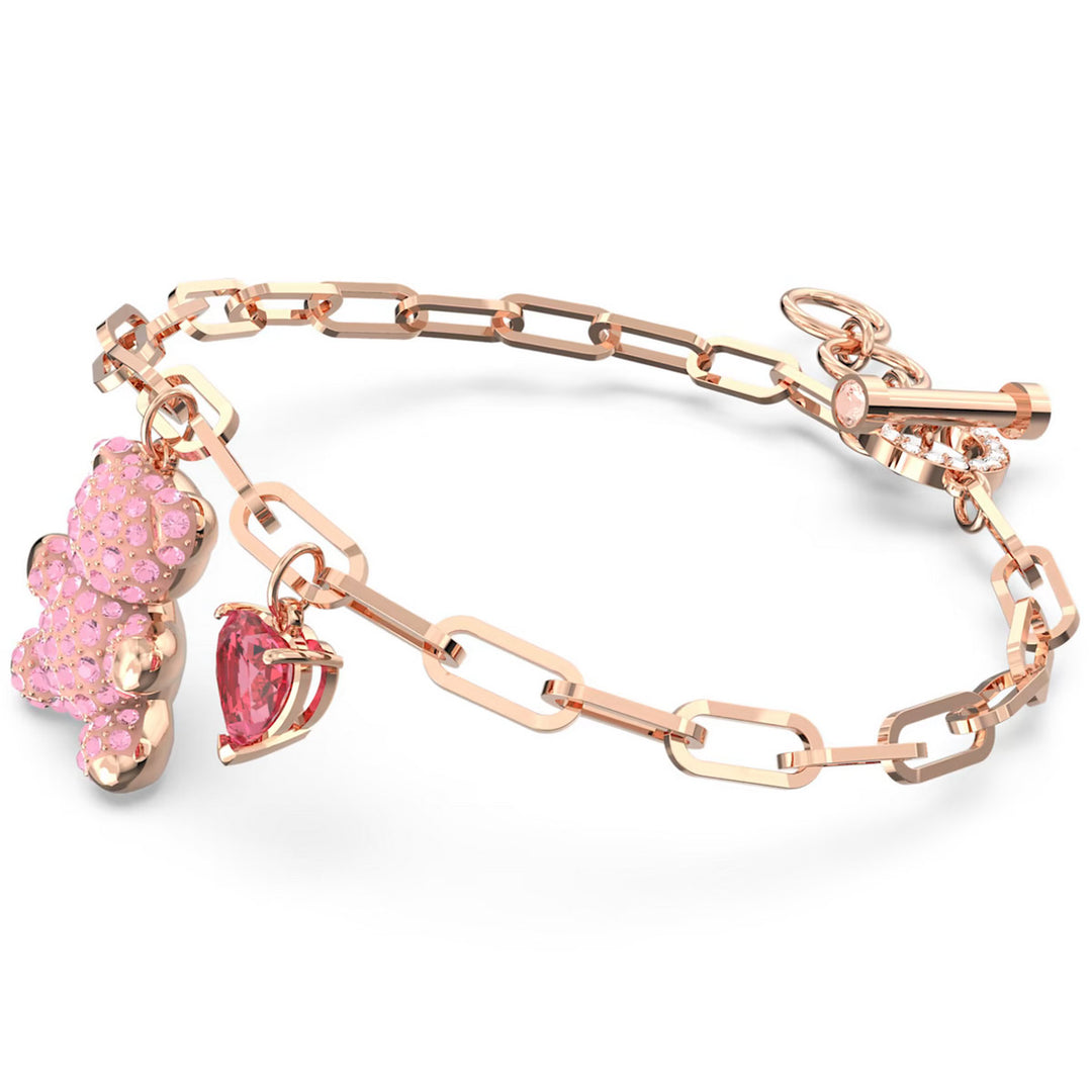 Swarovski Teddy Armband Bär Rosa Roségold Legierungsschicht - 5642978