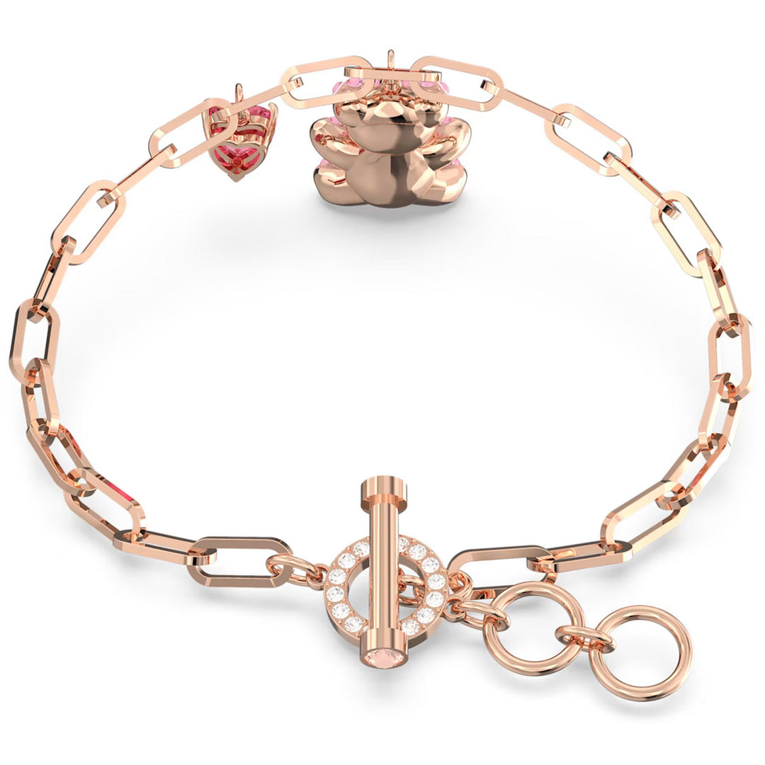 Swarovski Teddy Armband Bär Rosa Roségold Legierungsschicht - 5642978