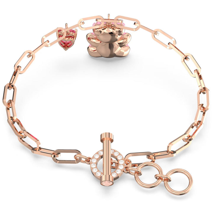 Swarovski Teddy Armband Bär Rosa Roségold Legierungsschicht - 5642978