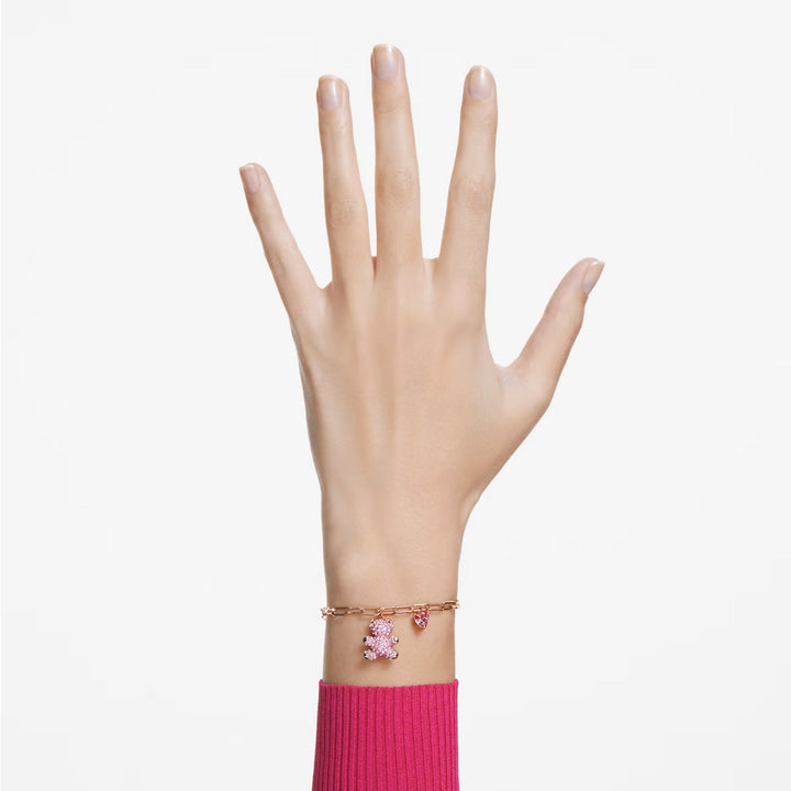 Swarovski Teddy Armband Bär Rosa Roségold Legierungsschicht - 5642978