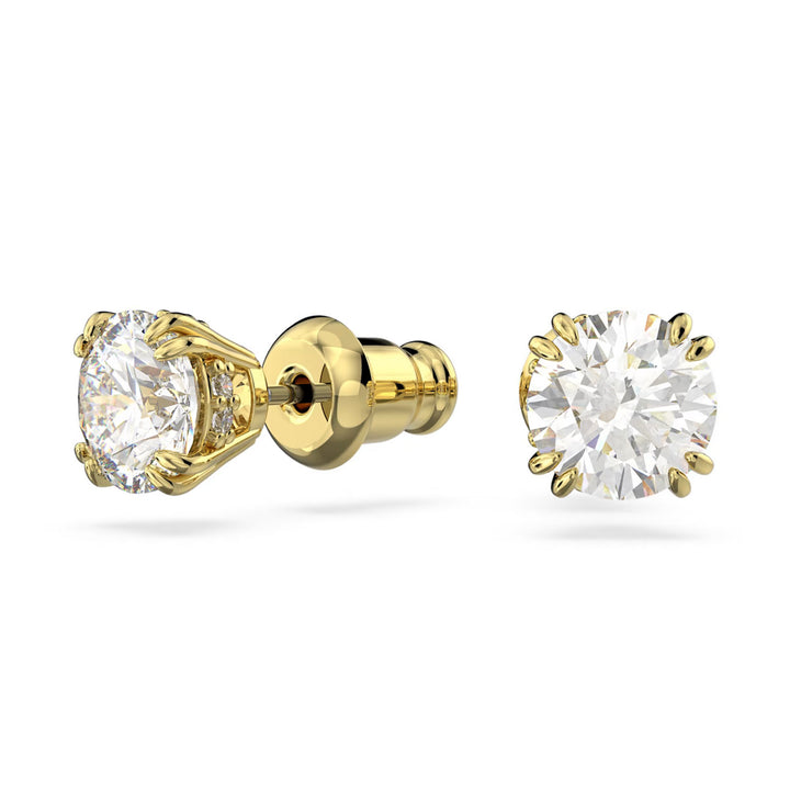 Swarovski Stilla Ohrstecker Rundschliff Weiss Goldlegierungsschicht - 5642595