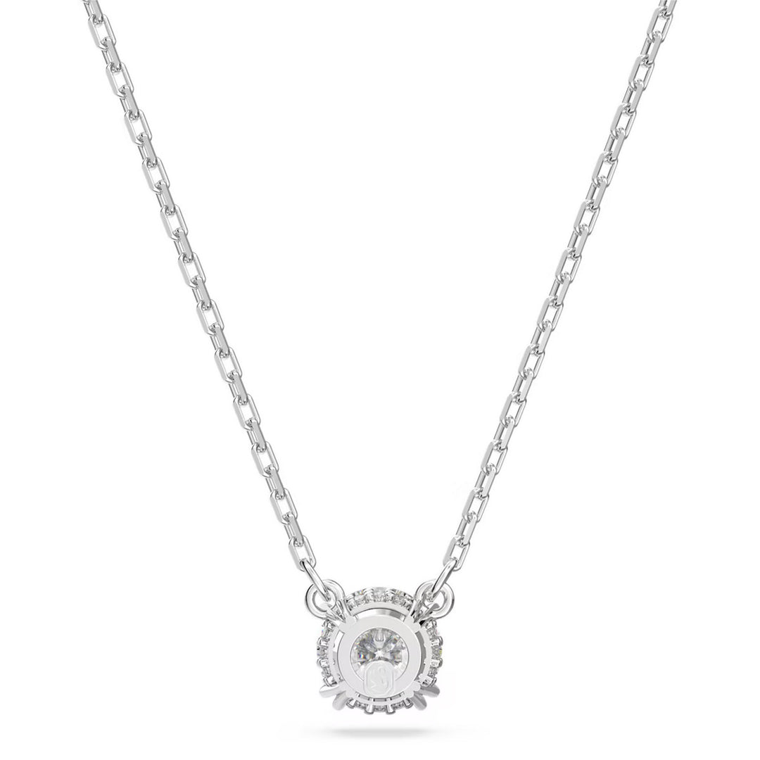 Swarovski Stilla Halskette Rundschliff Weiss Rhodiniert - 5636706