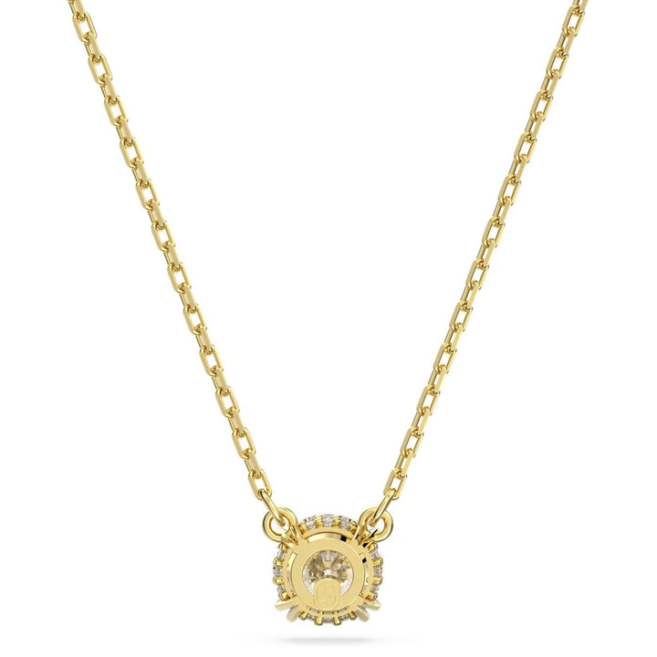 Swarovski Stilla Halskette Rundschliff Weiss Goldlegierungsschicht - 5636703