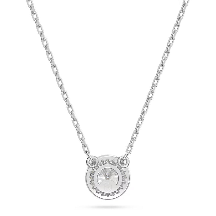 Swarovski Una Angelic Halskette Rundschliff Pavé Weiss Rhodiniert - 5636264