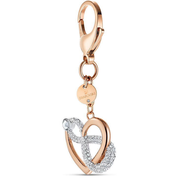 Swarovski Infinite Handtaschen Charm Unendlichzeichen und Herz Weiss Metallmix - 5530885