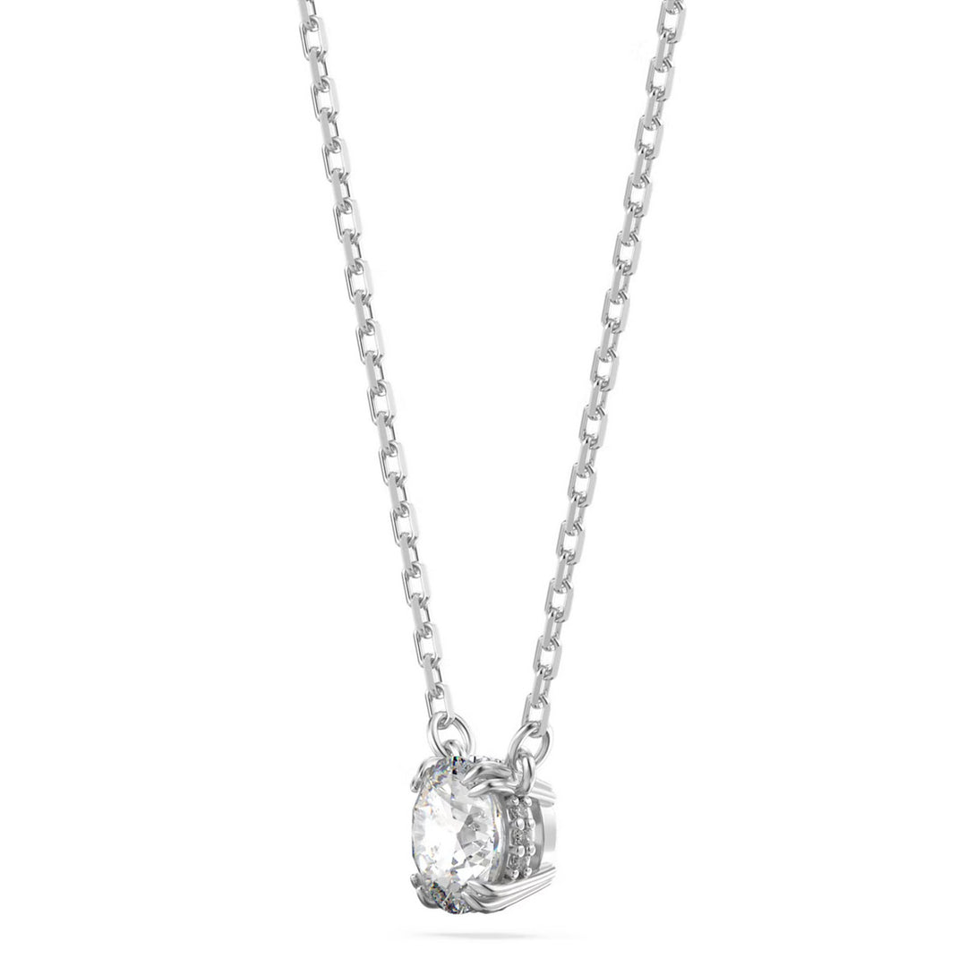 Swarovski Stilla Set Rundschliff Weiss Rhodiniert - 5647663