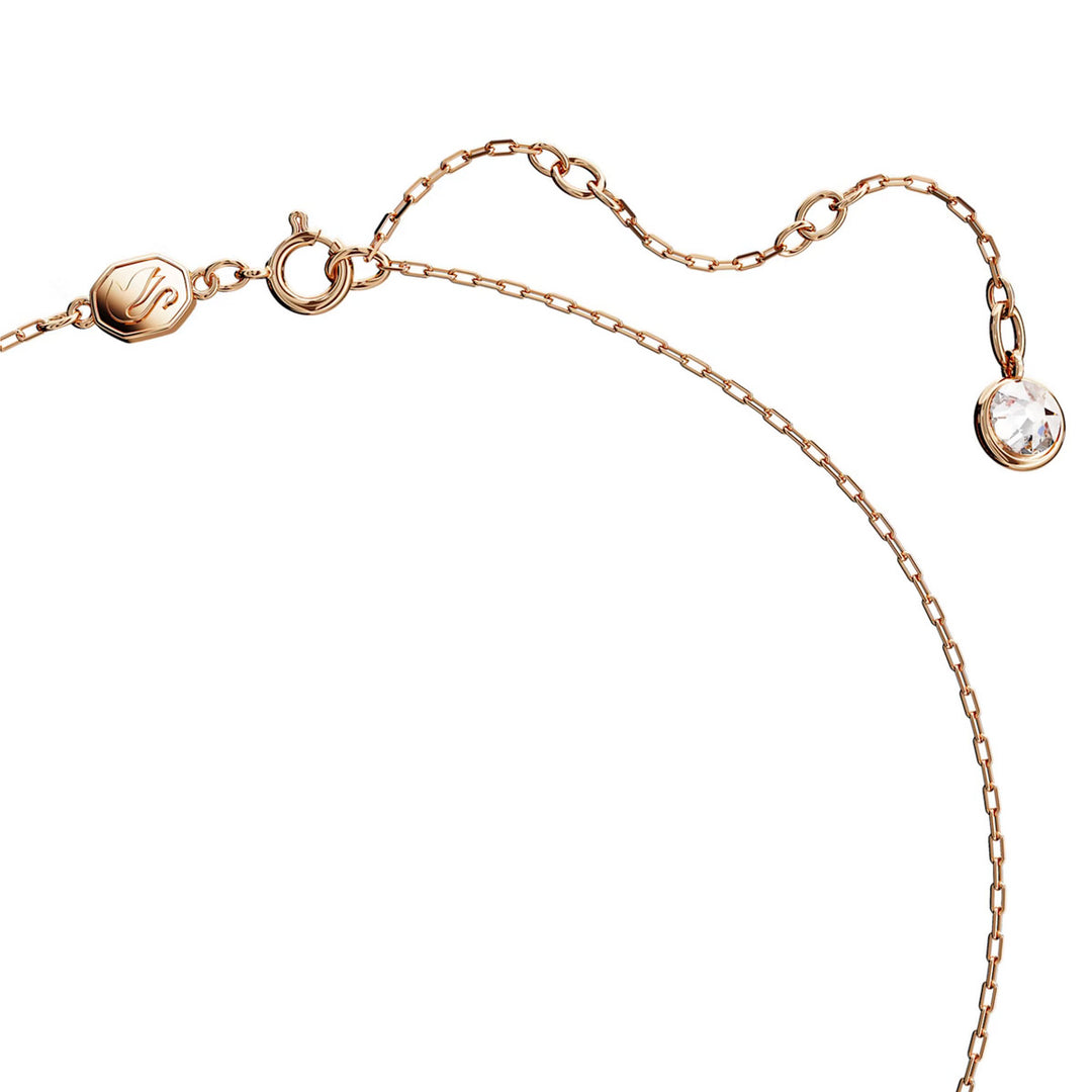 Swarovski Swan Halskette Schwan Klein Weiss Roségold Legierungsschicht - 5647555