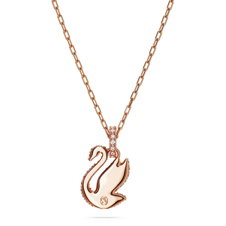 Swarovski Swan Halskette Schwan Klein Weiss Roségold Legierungsschicht - 5647555