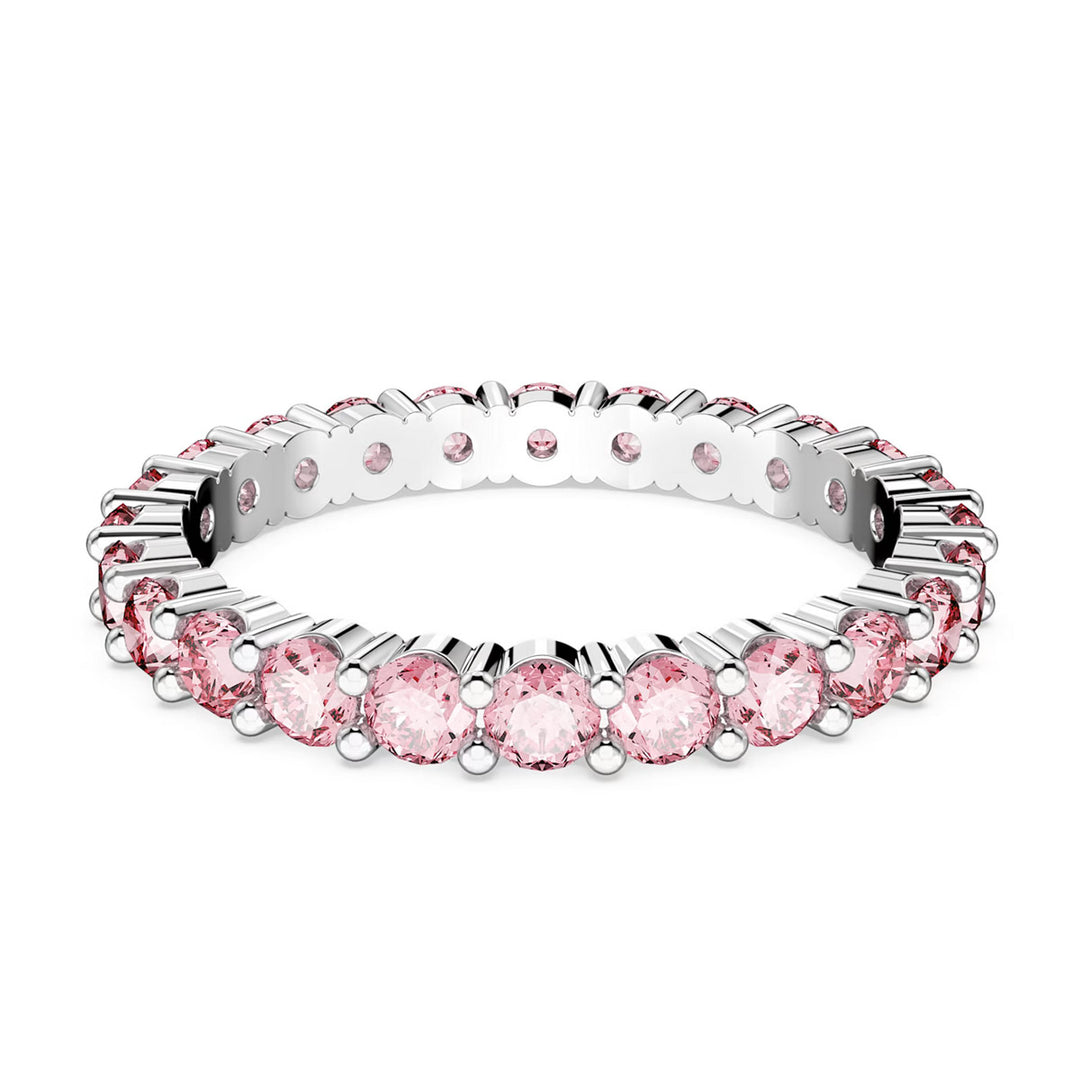 Swarovski Matrix Ring Rundschliff Rosa
