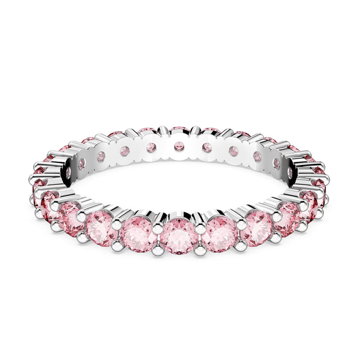 Swarovski Matrix Ring Rundschliff Rosa