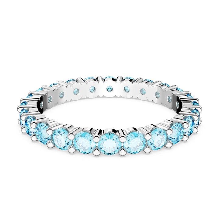 Swarovski Matrix Ring Rundschliff Blau