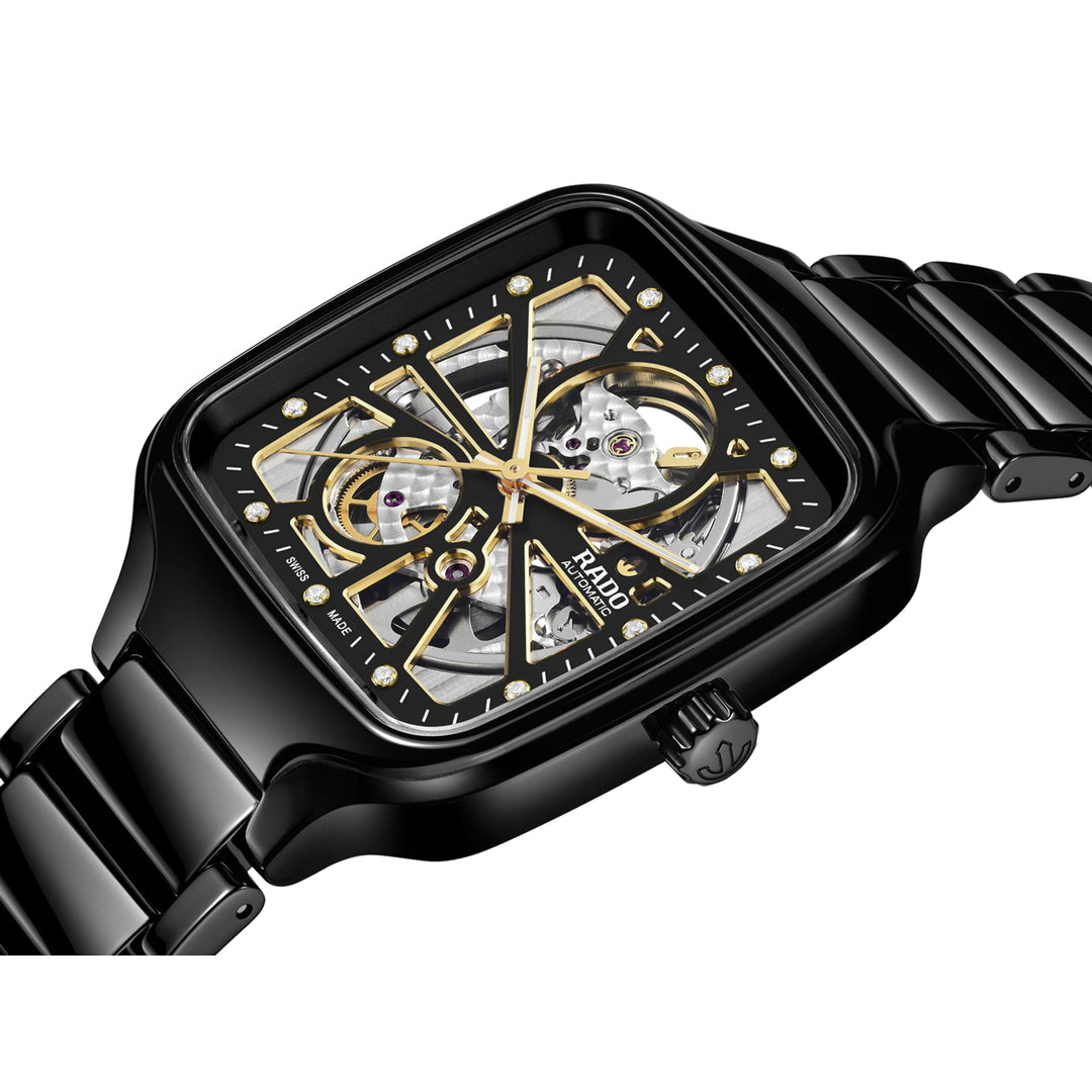 Rado True Square Automatic Open Heart Diamonds - R27086712