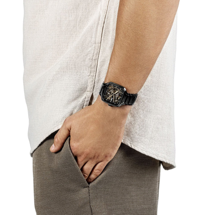 Rado True Square Automatic Open Heart Diamonds - R27086712