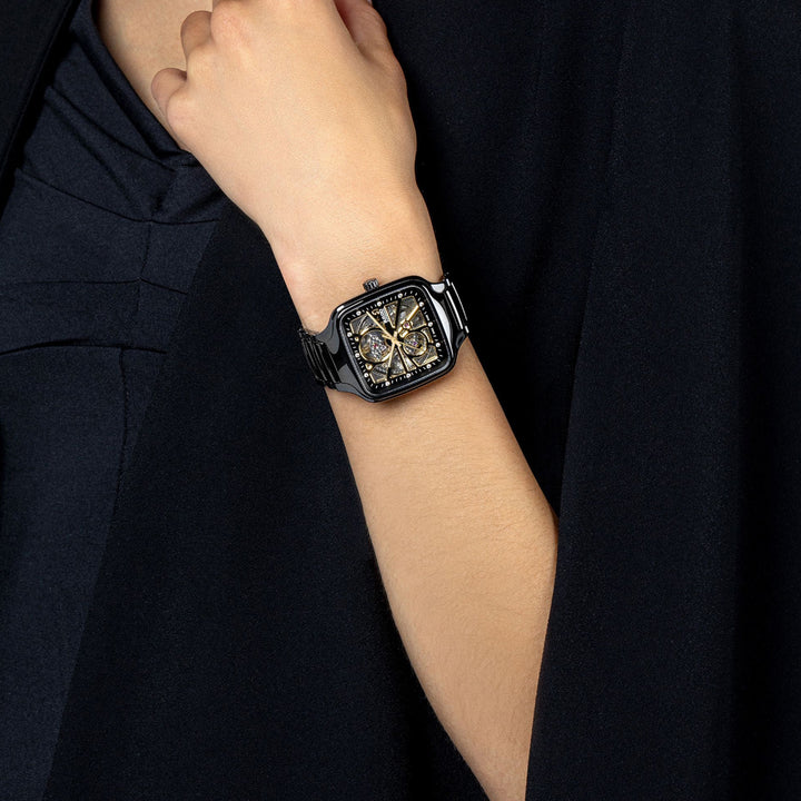 Rado True Square Automatic Open Heart Diamonds - R27086712