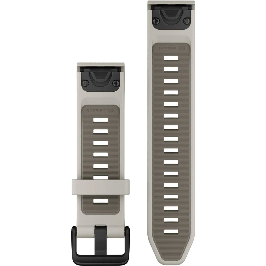 Garmin QuickFit 20 Fog Gray Dark Sandstone Silicone Band - 010-13391-06