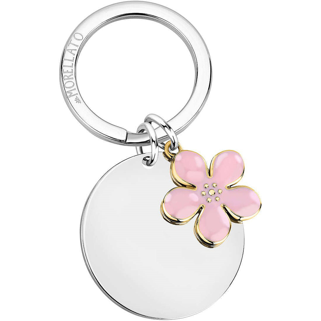 Morellato Round Tag Flower Schlüsselring - SD0806