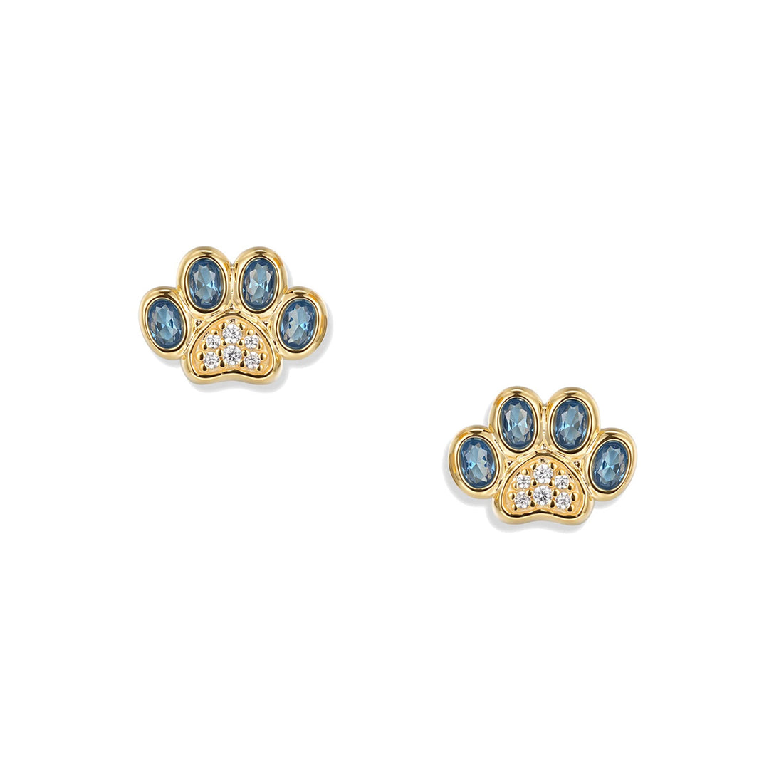 Seinerzeit Azur Paw Pfoten Ohrstecker - SZA-2964-492