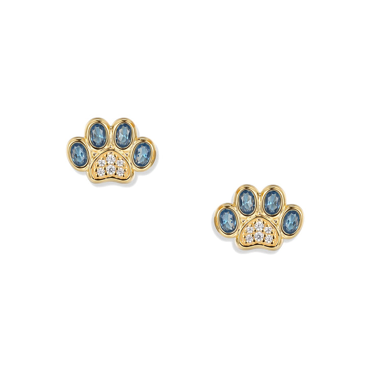 Seinerzeit Azur Paw Pfoten Ohrstecker - SZA-2964-492