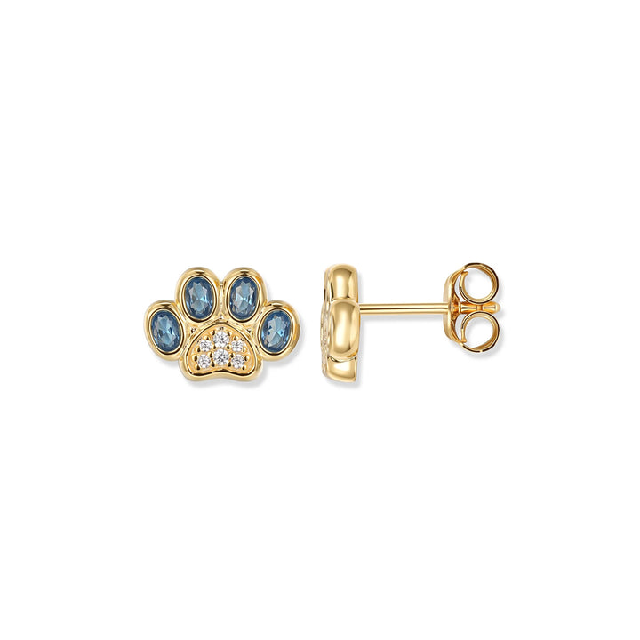 Seinerzeit Azur Paw Pfoten Ohrstecker - SZA-2964-492