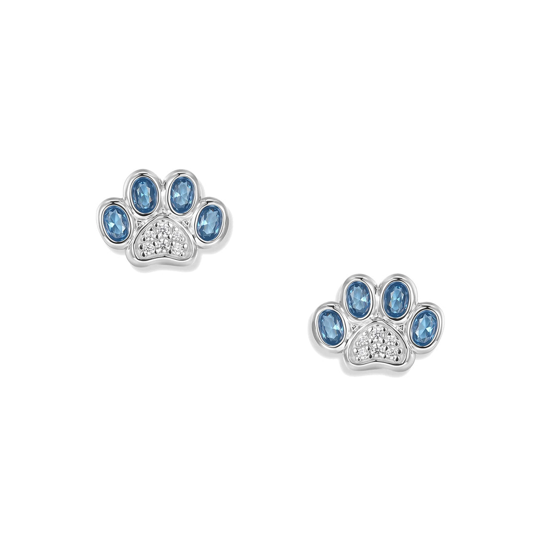 Seinerzeit Blue Paw Pfoten Ohrstecker - SZA-2994-492
