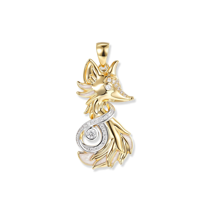Crystal Fox Infinity Pendant - SZA-3960-496