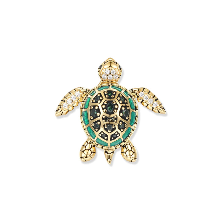 Felina Jade Turtle Pendant - SZA-3960-475