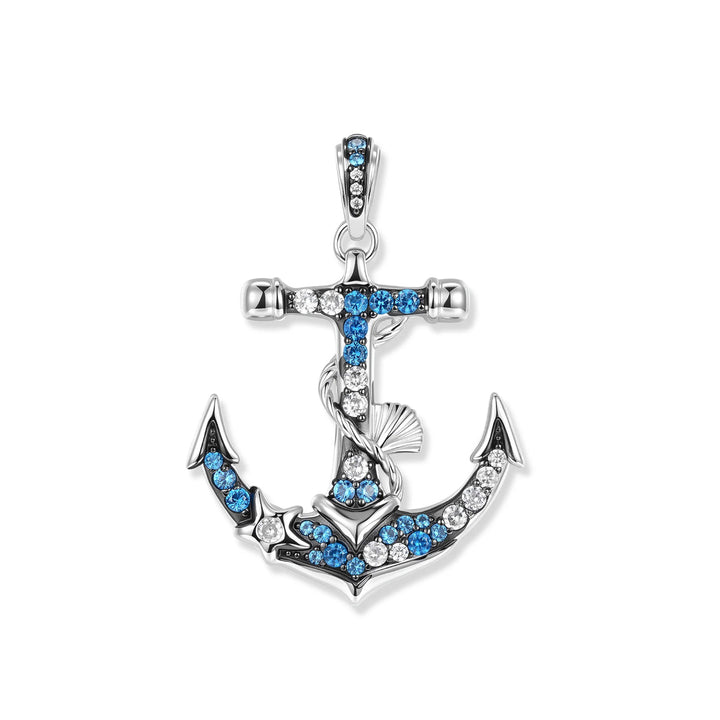 Pendentif ancre Harbor Azur d&