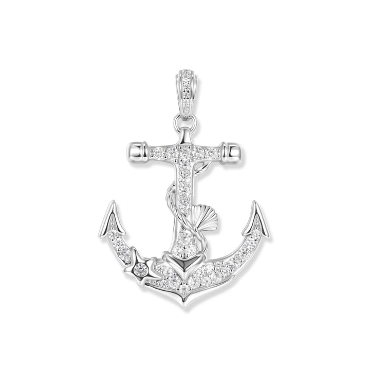 Seinerzeit Harbor White Anker Anhänger - SZA-3990-482