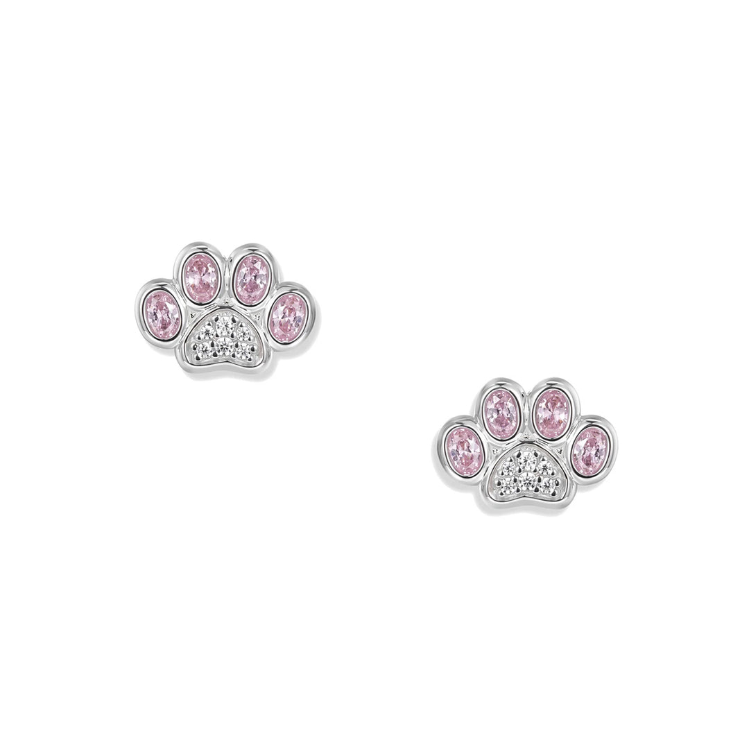 Seinerzeit Pink Paw Pfoten Ohrstecker - SZA-2998-492