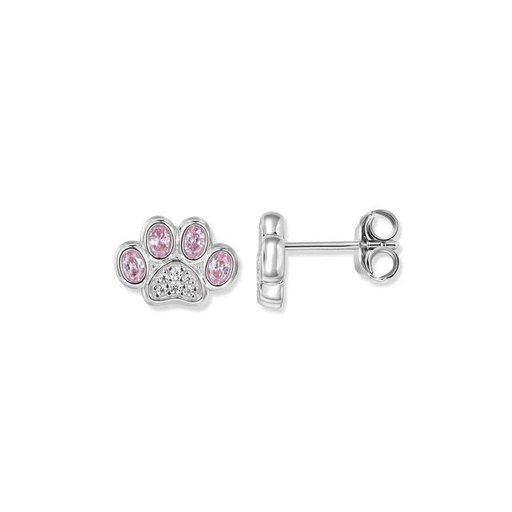 Seinerzeit Pink Paw Pfoten Ohrstecker - SZA-2998-492