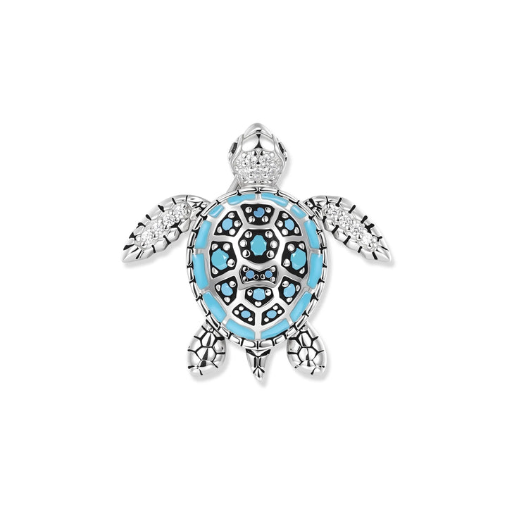 Seinerzeit Sheela Aqua Schildkröten Anhänger - SZA-3995-475