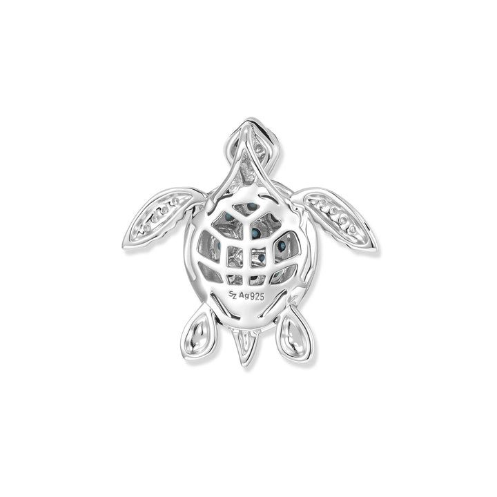 Seinerzeit Sheela Aqua Schildkröten Anhänger - SZA-3995-475