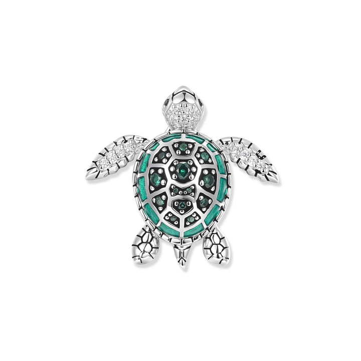Pendentif Tortue en Jade Sheela Seinerzeit - SZA-3990-475