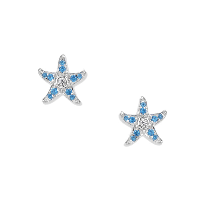 Seinerzeit Sonja Blue Seestern Ohrstecker - SZA-2994-478