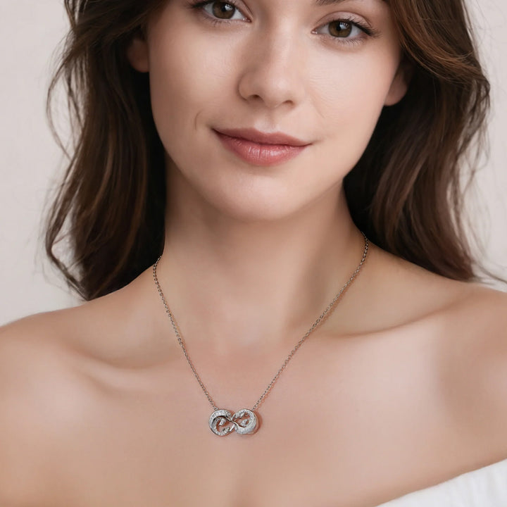 Seinerzeit White Delfin Infinity Anhänger - SZA-3990-490