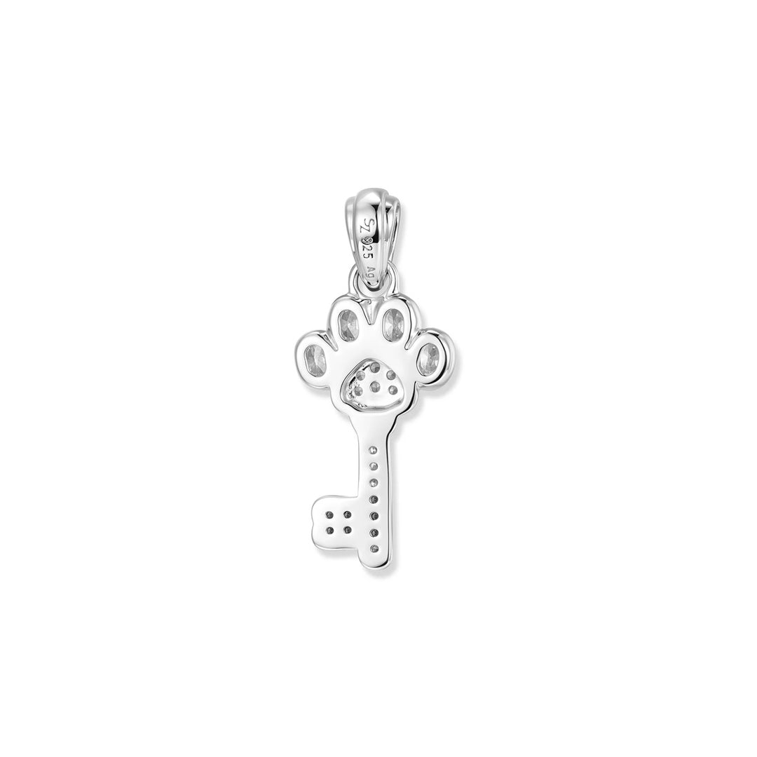 Seinerzeit White Paw Schlüssel Anhänger - SZA-3990-492
