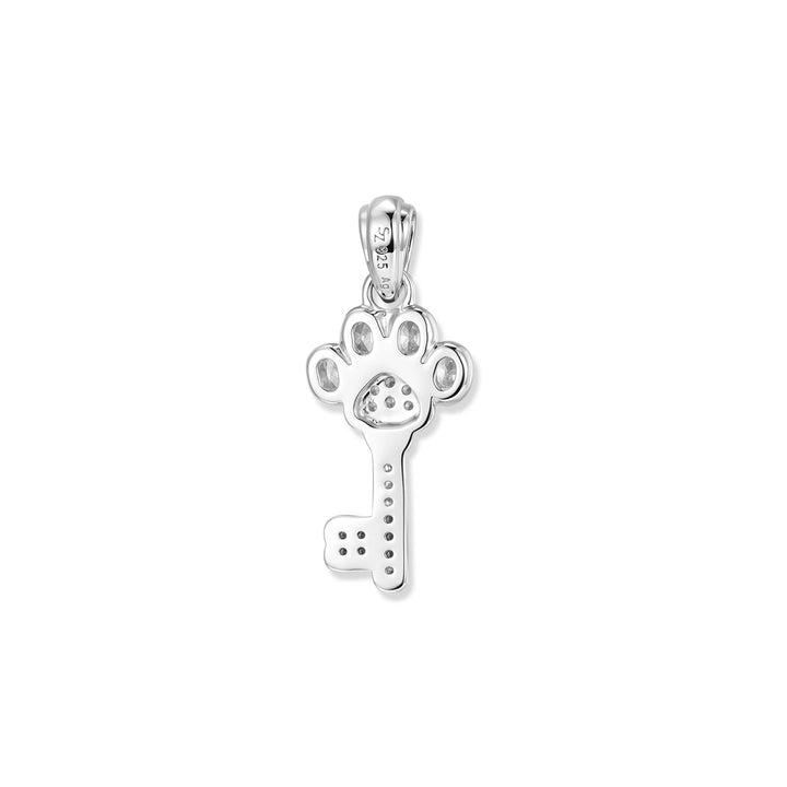 Seinerzeit White Paw Schlüssel Anhänger - SZA-3990-492