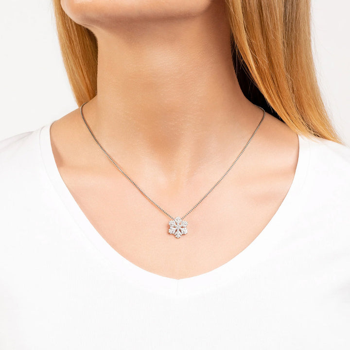 Seinerzeit Flake Schneeflocken Anhänger - SZA-3990-270