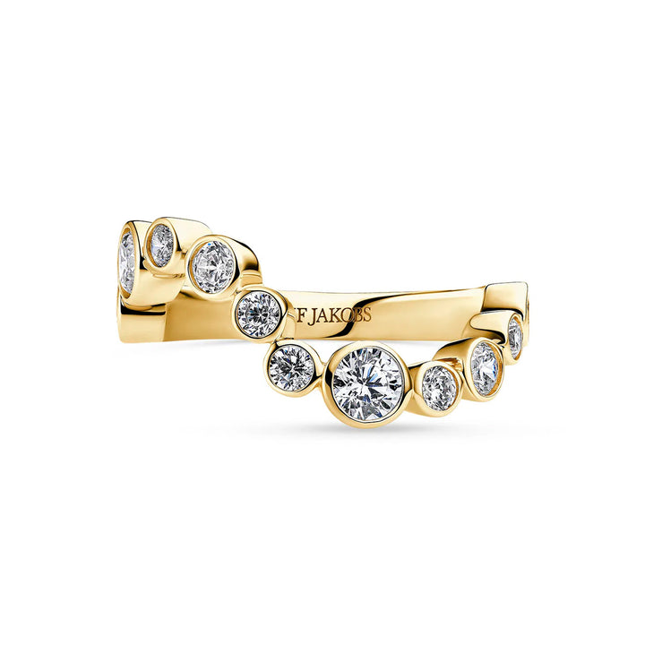 Bague Sif Jakobs Sardinien Wave - SJ-R2631-CZ-YG