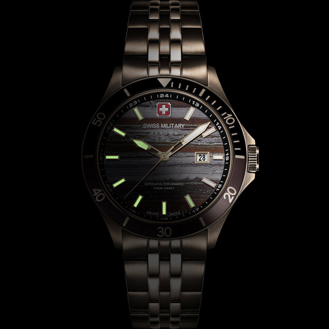 Swiss Military Hanowa Flagship Tiger Iron - SMWGH0008310